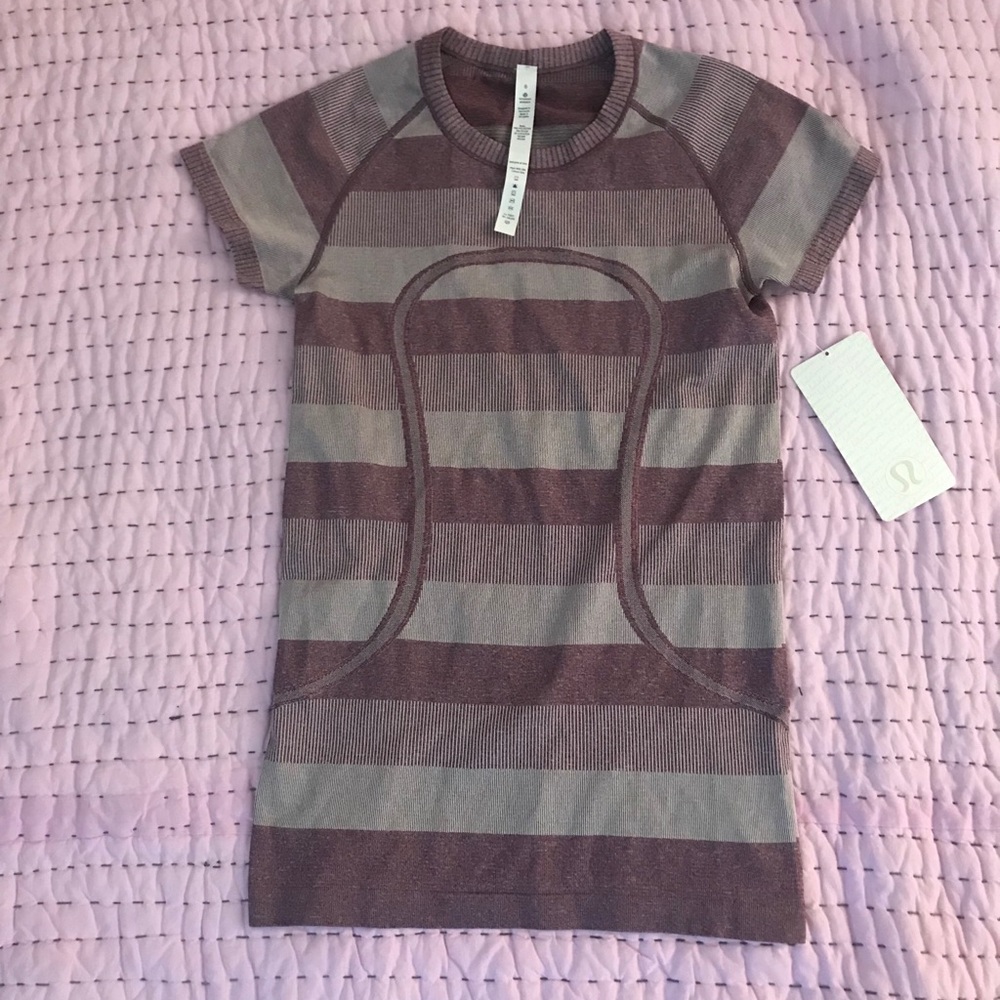 Lululemon NWT striped tee